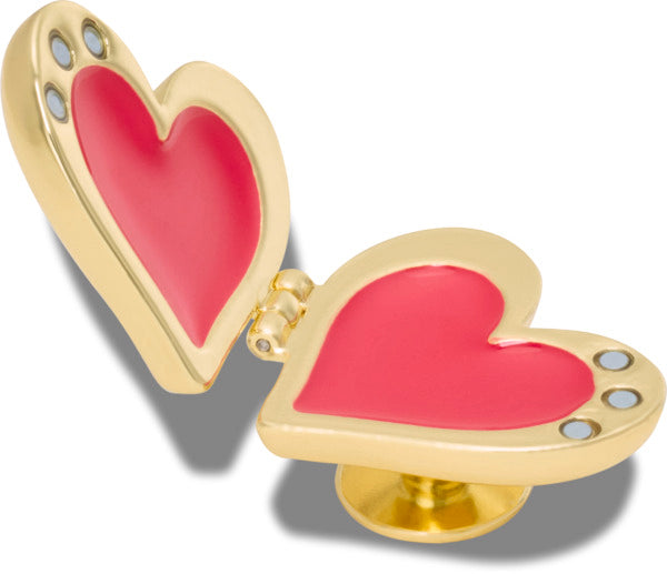 Gold Bubble Locket Heart