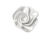 Silver Flower Swirl