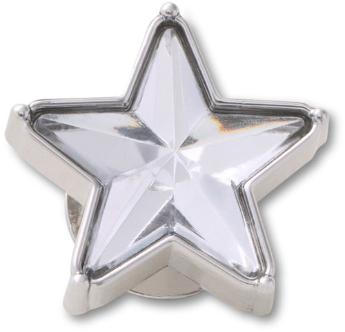 Gem Sparkle Star ezüst cipődísz