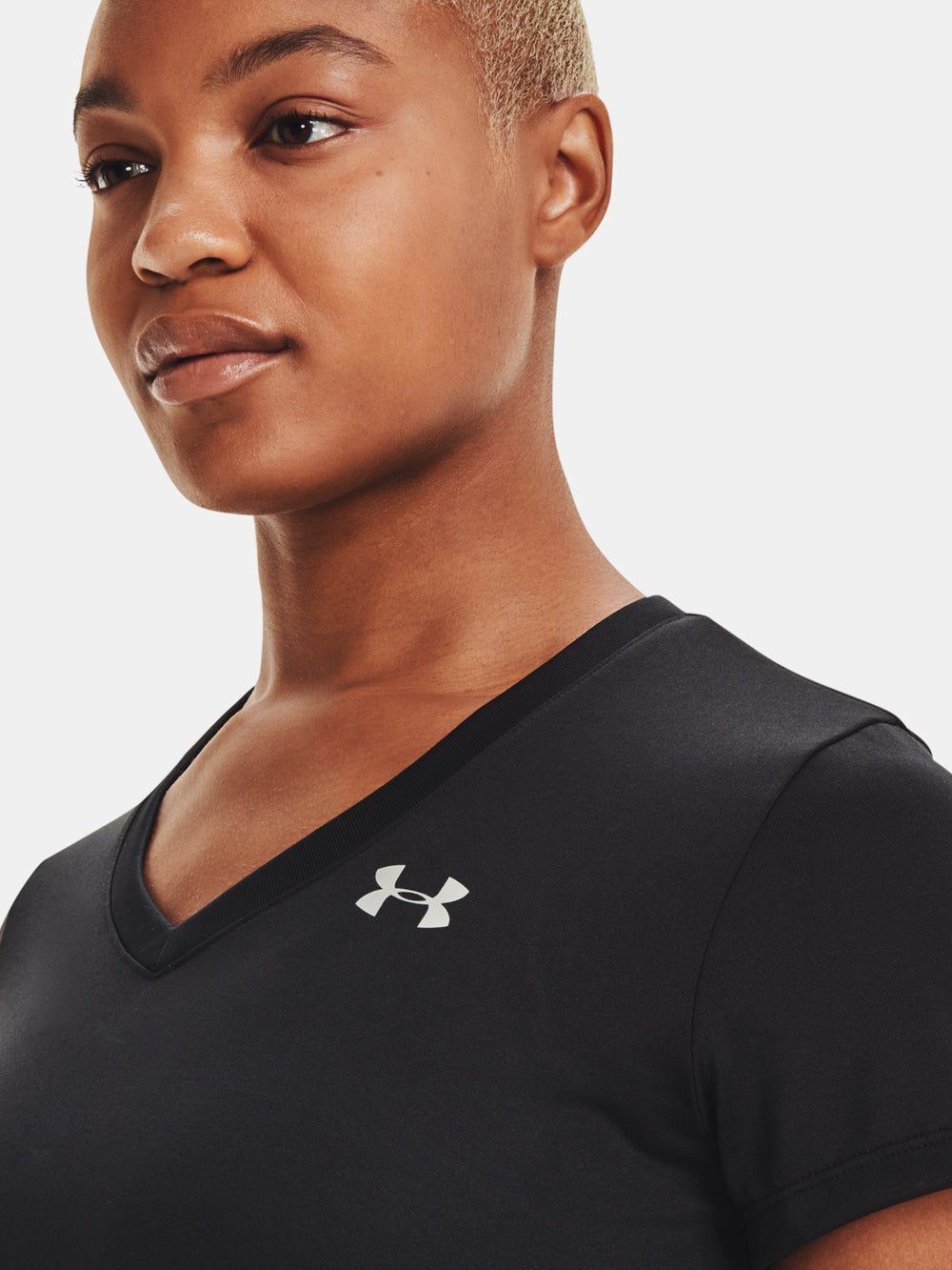 Under Armour Nõi Tech SSV - Solid póló Póló fekete