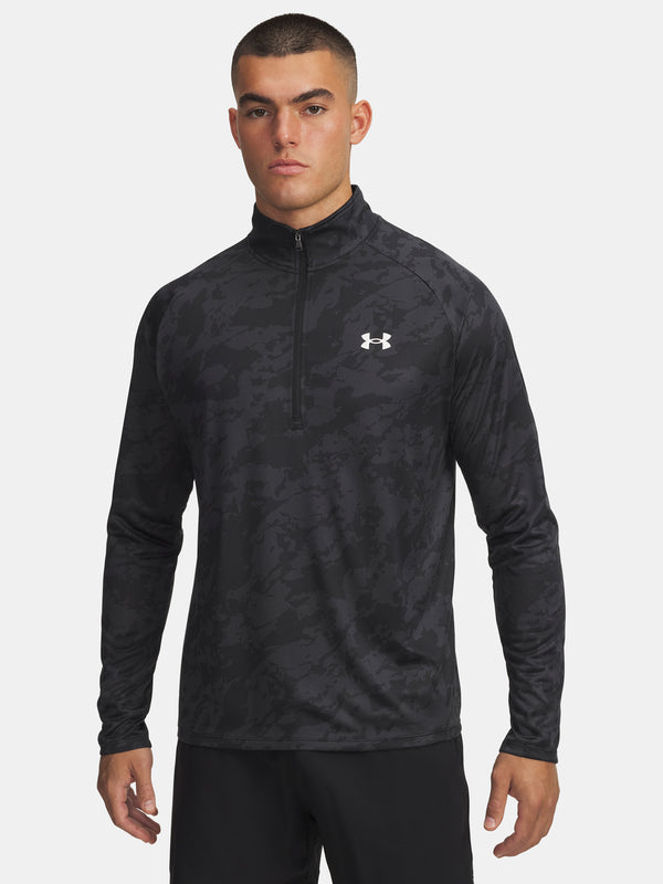 Under Armour Férfi póló UA Tech 2.0 1/2 Zip-BLK Pulóver