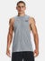 Férfi atléta Under Armour UA LEFT CHEST CUT OFF TANK-GRY