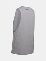 Férfi atléta Under Armour UA LEFT CHEST CUT OFF TANK-GRY