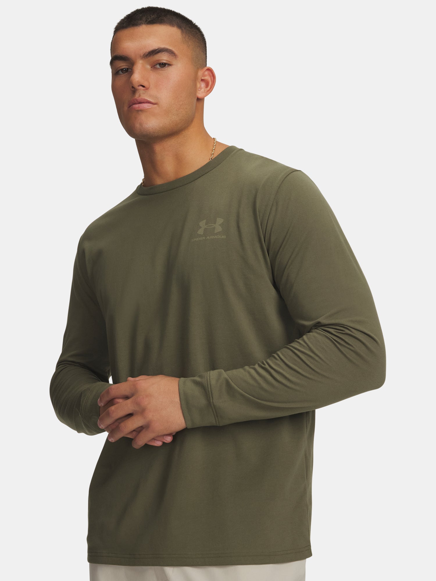 Férfi póló Under Armour UA SPORTSTYLE LEFT CHEST LS