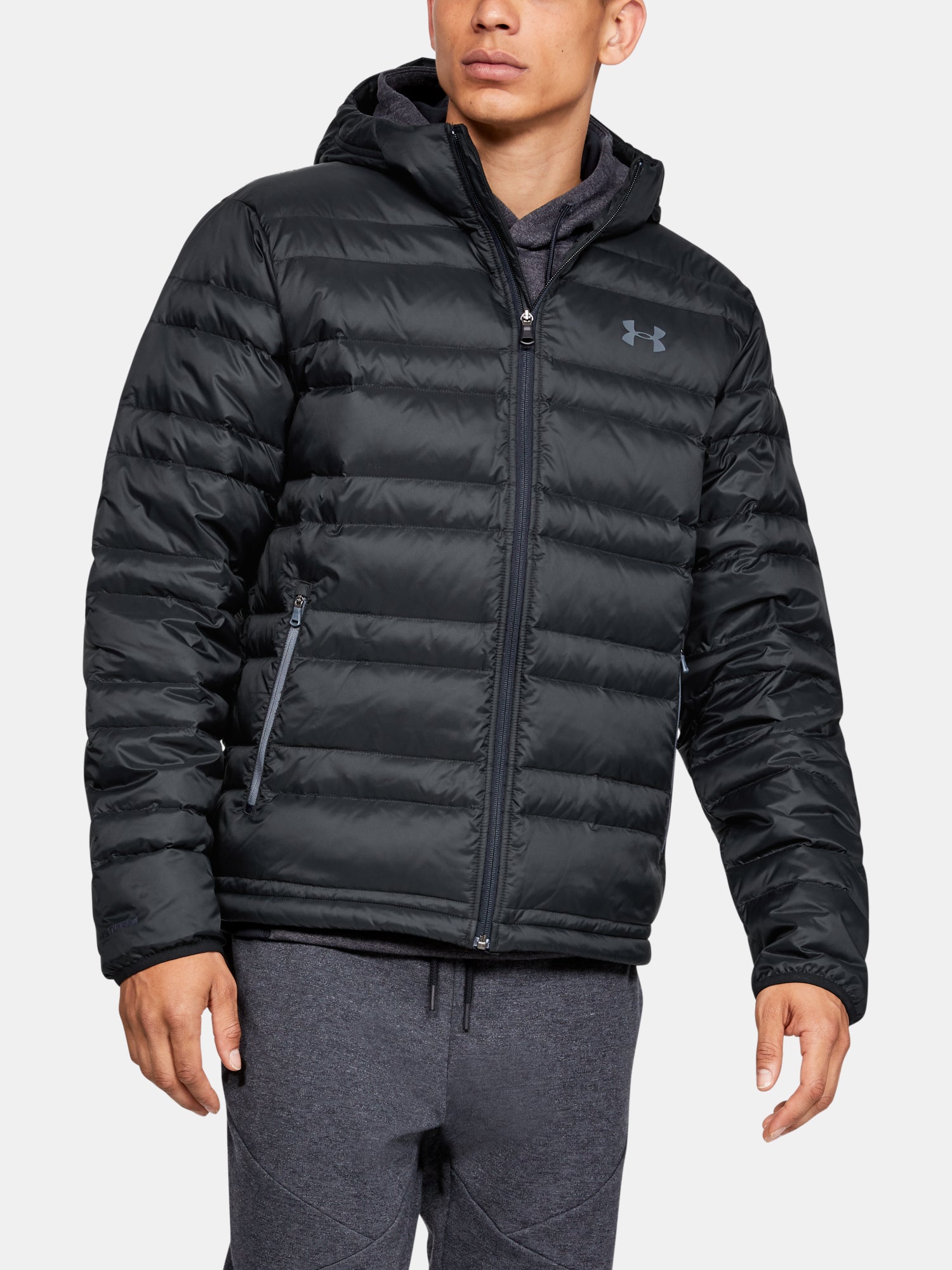 Férfi dzseki Under Armour Armour Down Hooded Storm Jkt