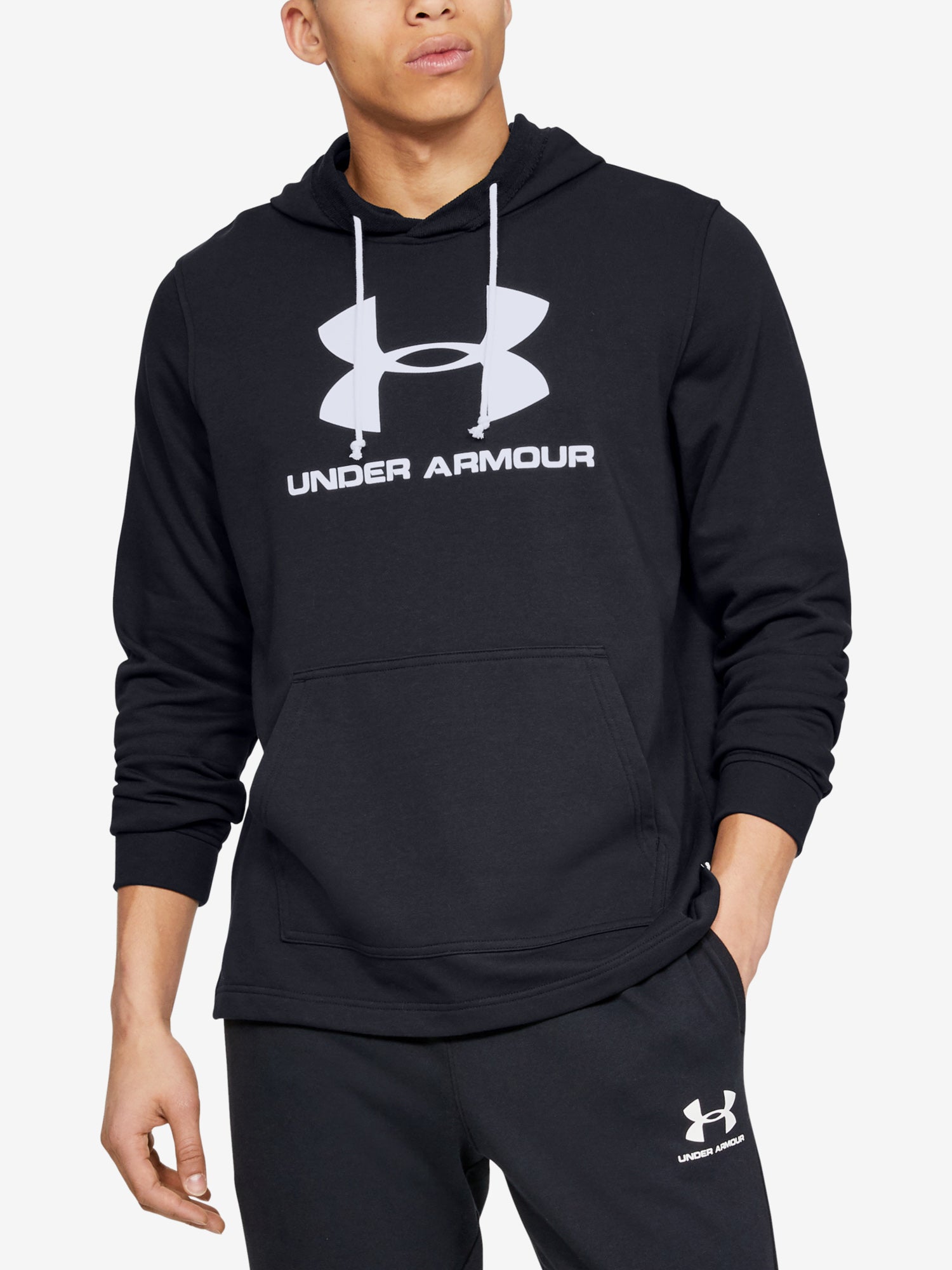 Férfi kapucnis pulóver Under Armour Sportstyle Terry Logo Hoodie
