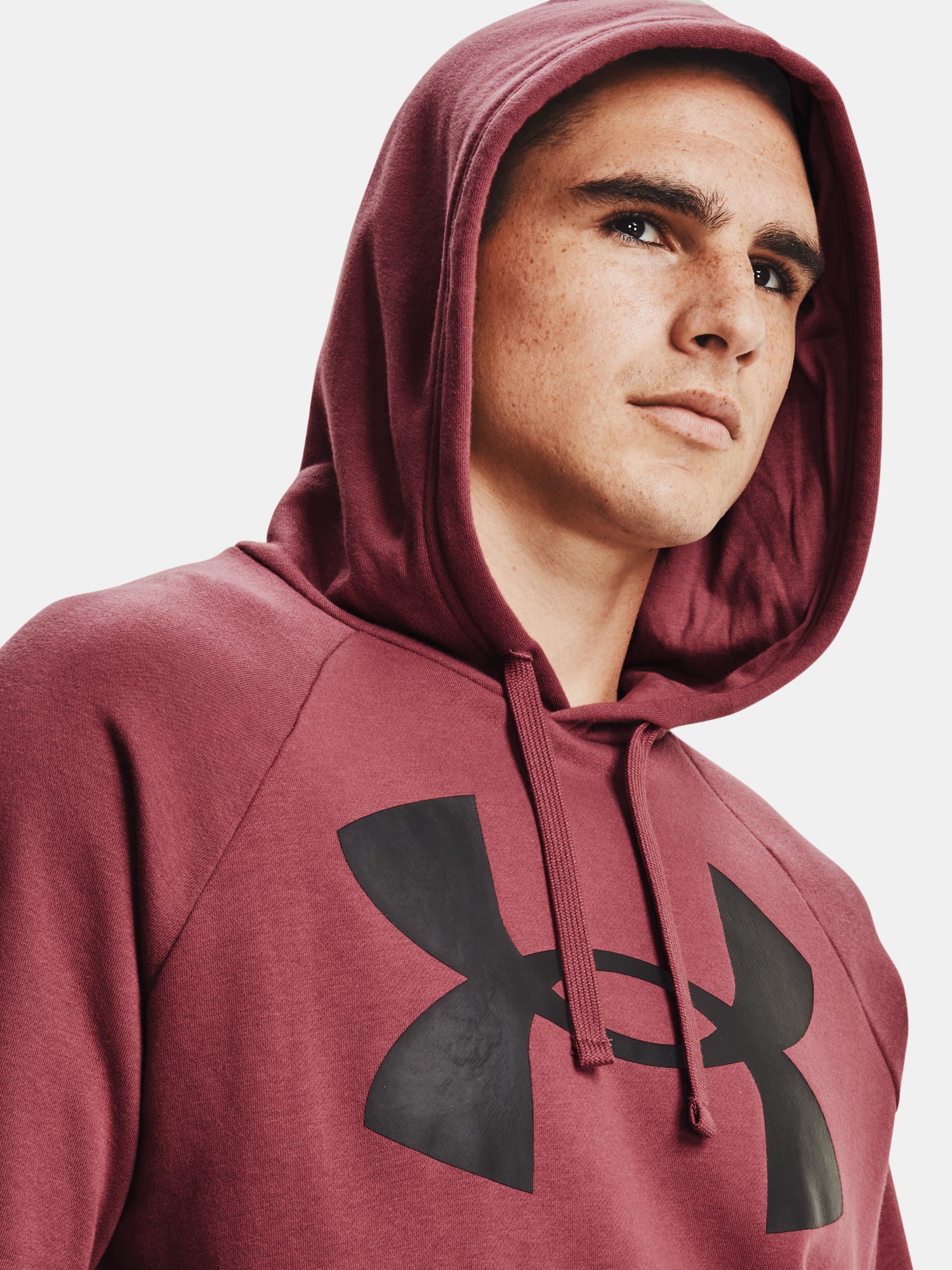 Férfi pulóver Under Armour Rival Fleece Big Logo HD