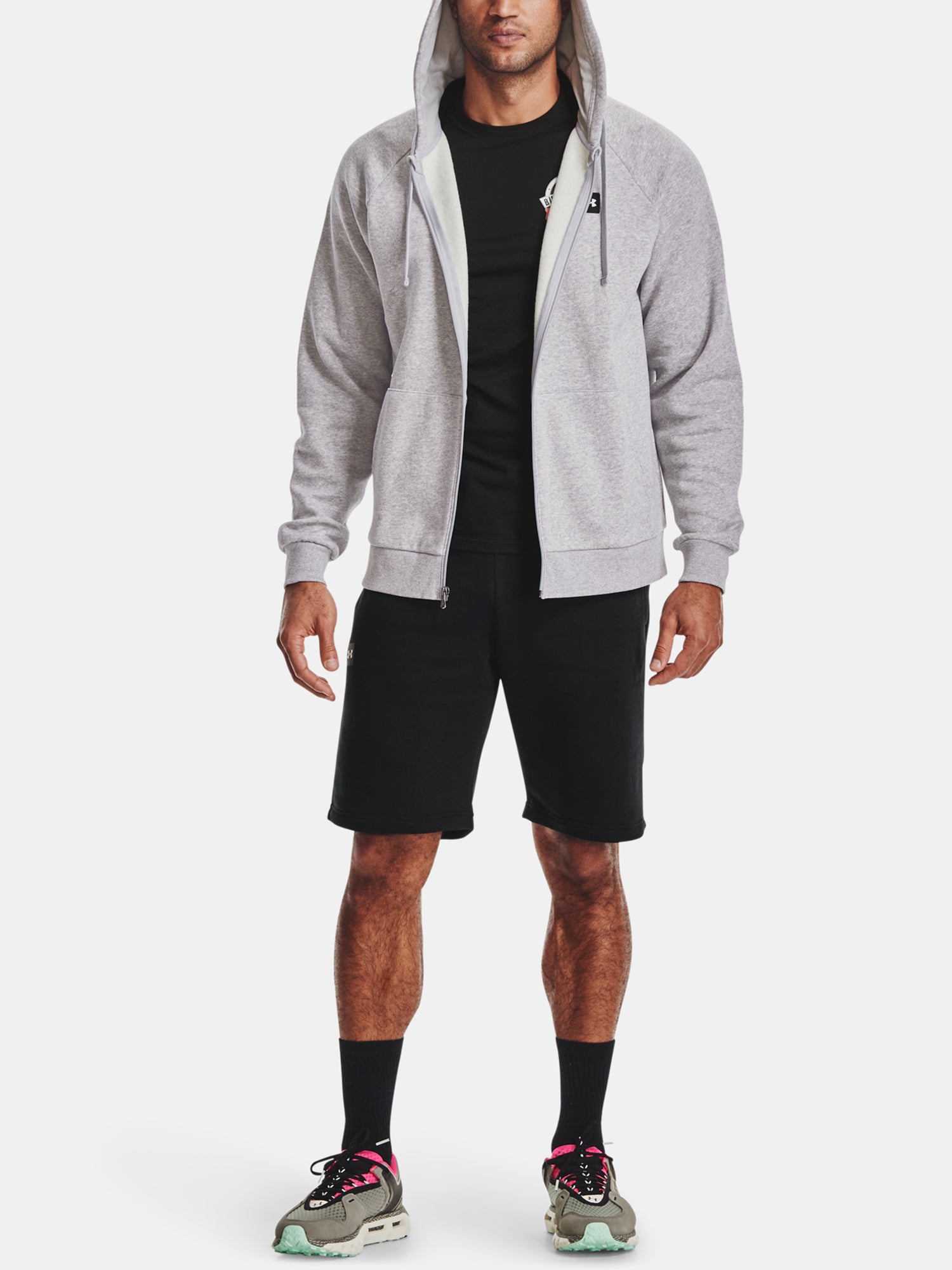 Férfi pulóver Under Armour UA Rival Fleece FZ Hoodie