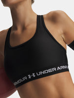 Nõi Under Armour Crossback Mid Bra-BLK melltartó
