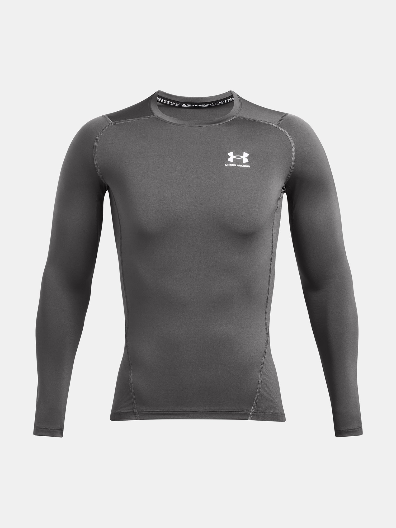 Férfi póló Under Armour UA HG Armour Comp LS-GRY
