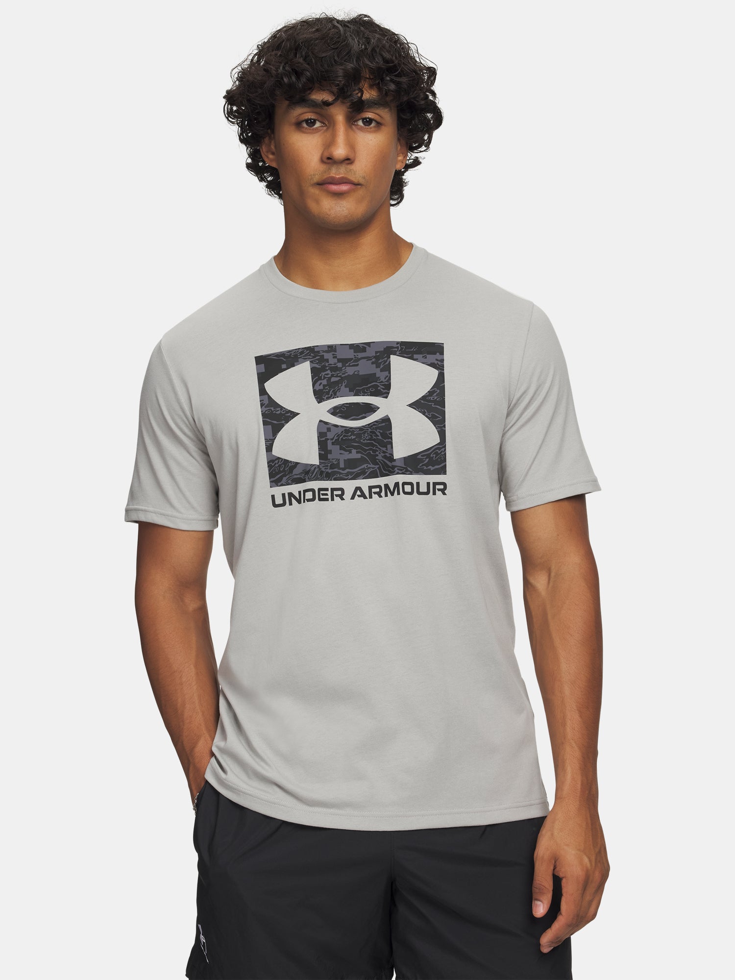 Férfi póló Under Armour UA ABC CAMO BOXED LOGO SS