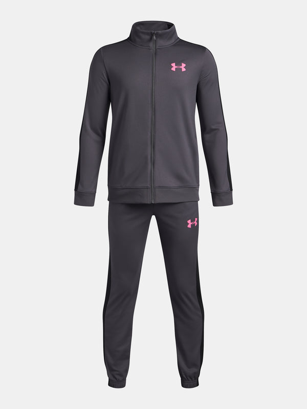 Under Armour Fiú szett UA Rival Knit Track Suit-GRY Melegítő