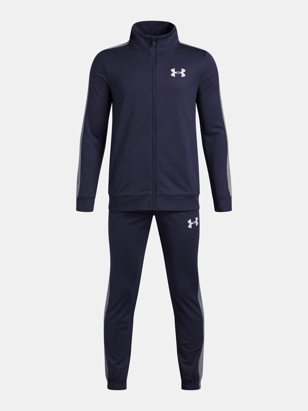 Under Armour Fiú szett UA Rival Knit Track Suit-BLU Melegítő