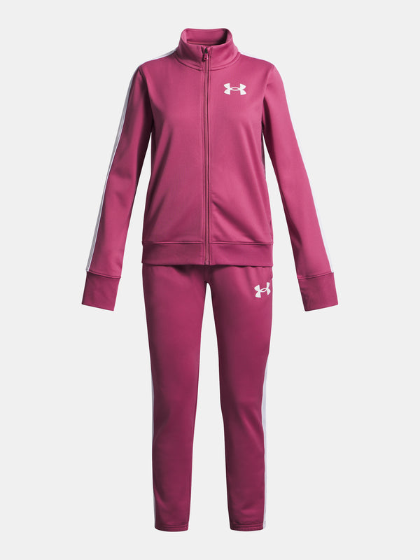 Under Armour Lányka szett UA Knit Track Suit-RED Melegítő