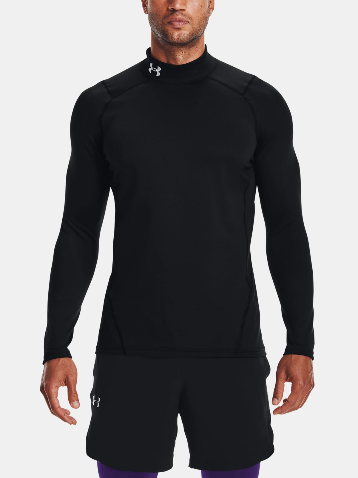 Under Armour Férfi póló CG Armour Fitted Mock Hosszú ujjú póló