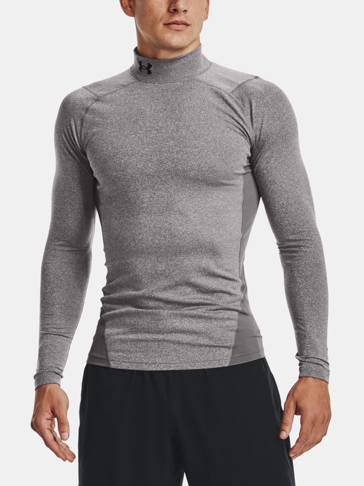 Under Armour Férfi póló UA CG Armour Comp Mock Hosszú ujjú póló