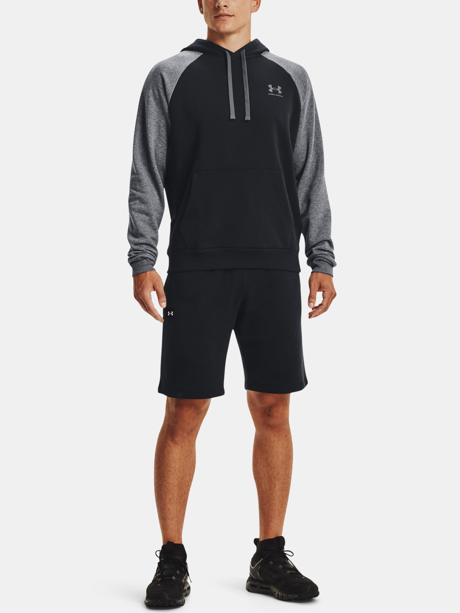 Férfi pulóver Under Armour UA RIVAL FLC COLORBLOCK HD