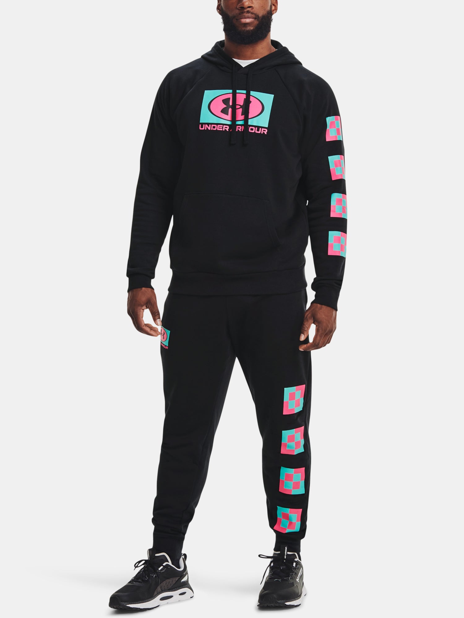 Férfi melegítõnadrág Under Armour UA RIVAL FLEECE GEO JOGGER