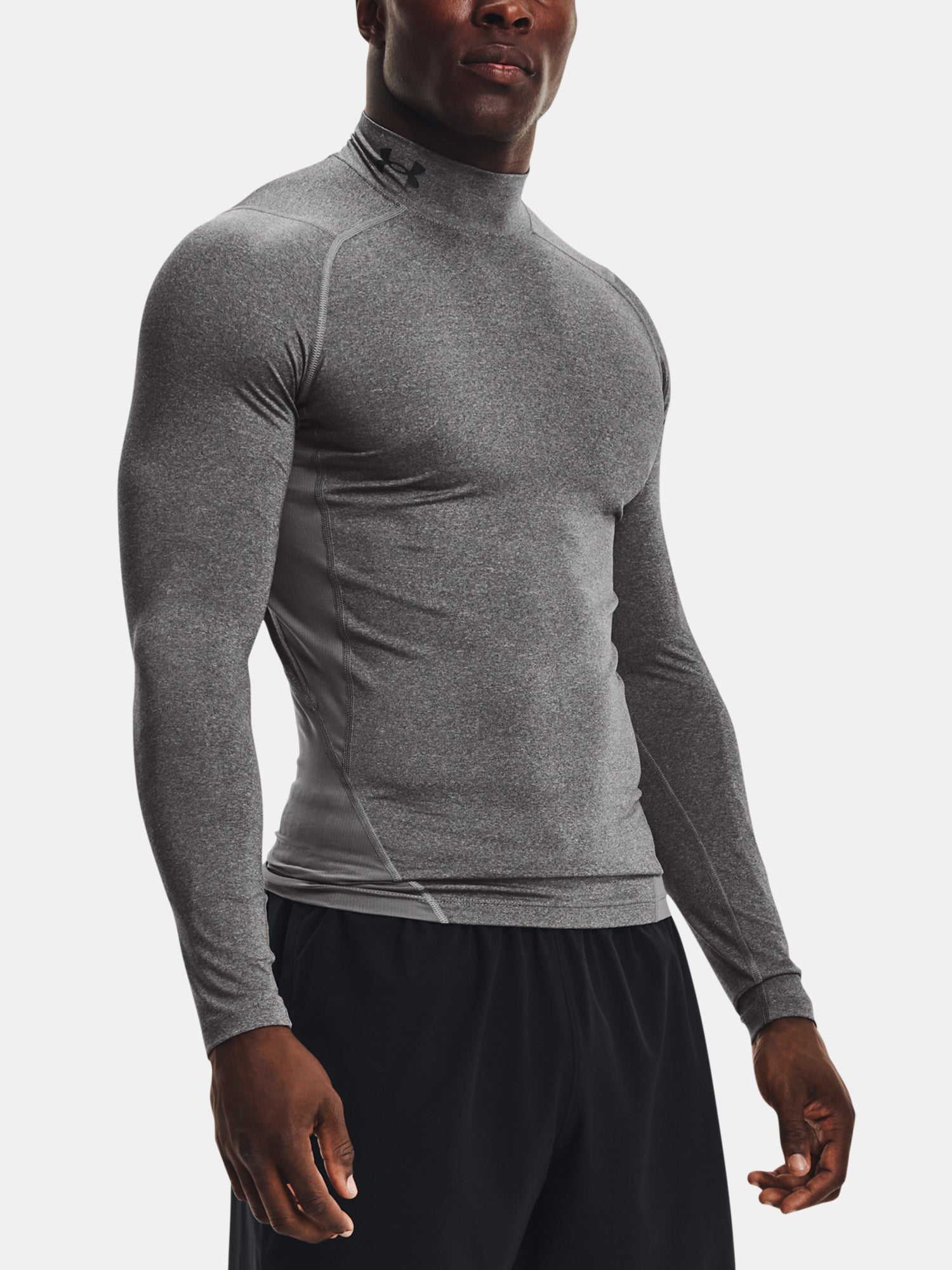 Under Armour Férfi póló HG Armour Comp Mock LS Hosszú ujjú póló