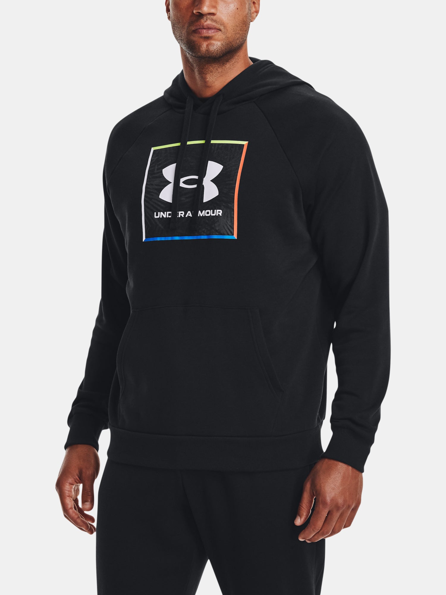 Férfi pulóver Under Armour UA Rival Flc Graphic Hoodie
