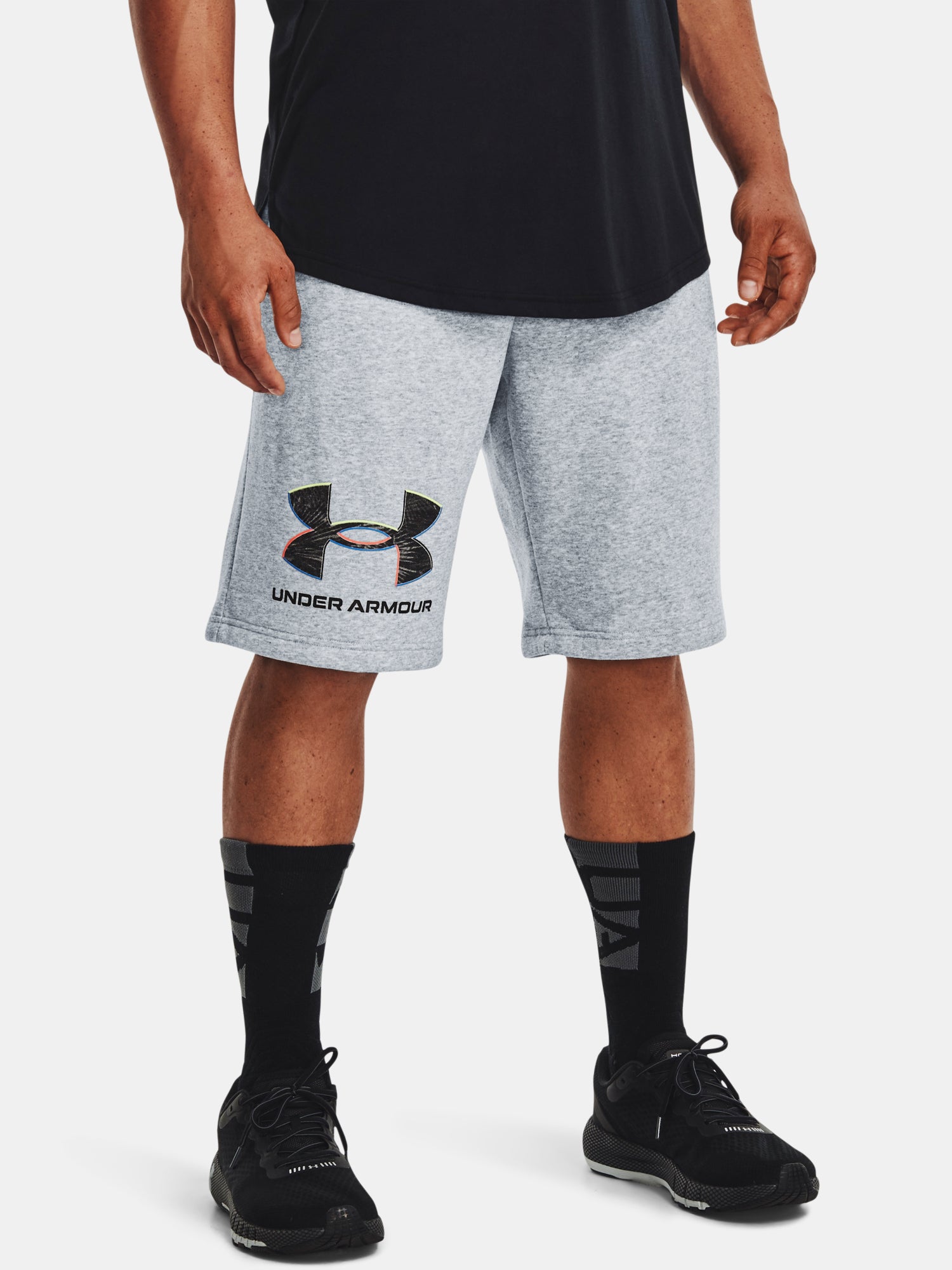 Férfi Under Armour UA Rival Flc Graphic Short rövidnadrág