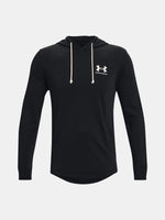 Under Armour Férfi pulóver kapucnival UA RIVAL TERRY LC HD Pulóver fekete