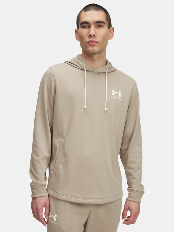 Under Armour Férfi pulóver kapucnival UA Rival Terry LC HD-BRN Pulóver