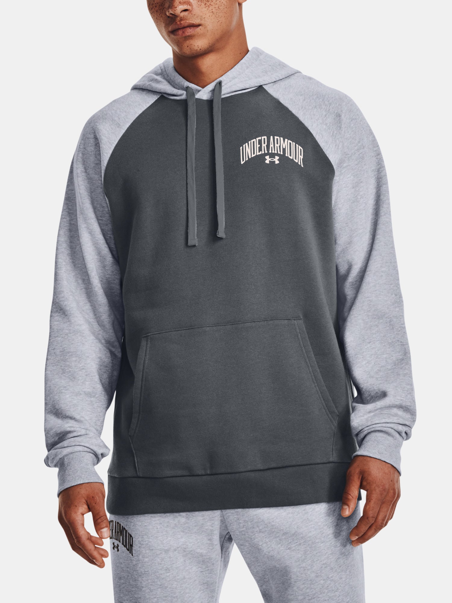 Férfi pulóver Under Armour UA Rival WM Colorblock HD
