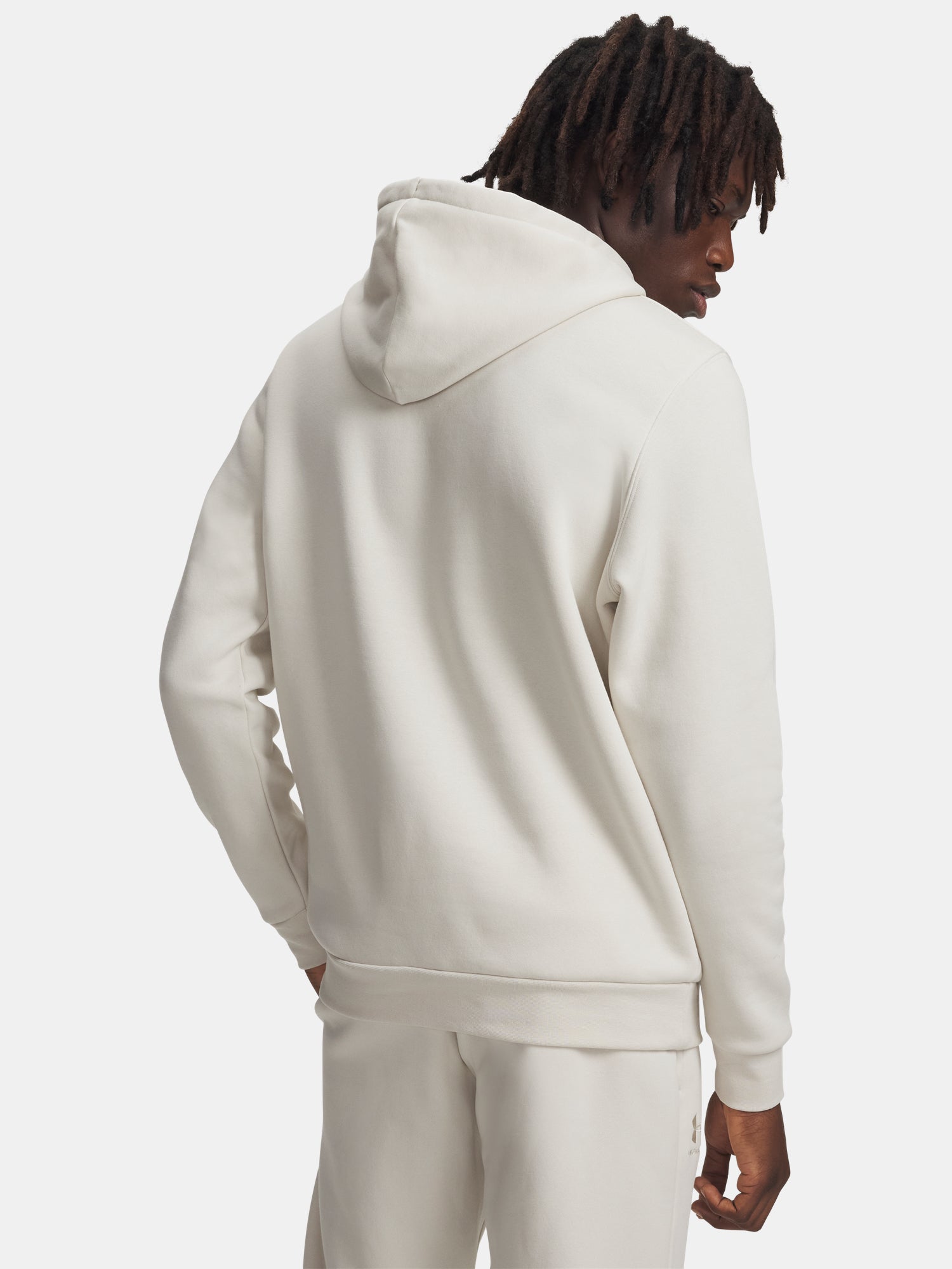 Pánská mikina Under Armour UA Icon Fleece Hoodie-WHT
