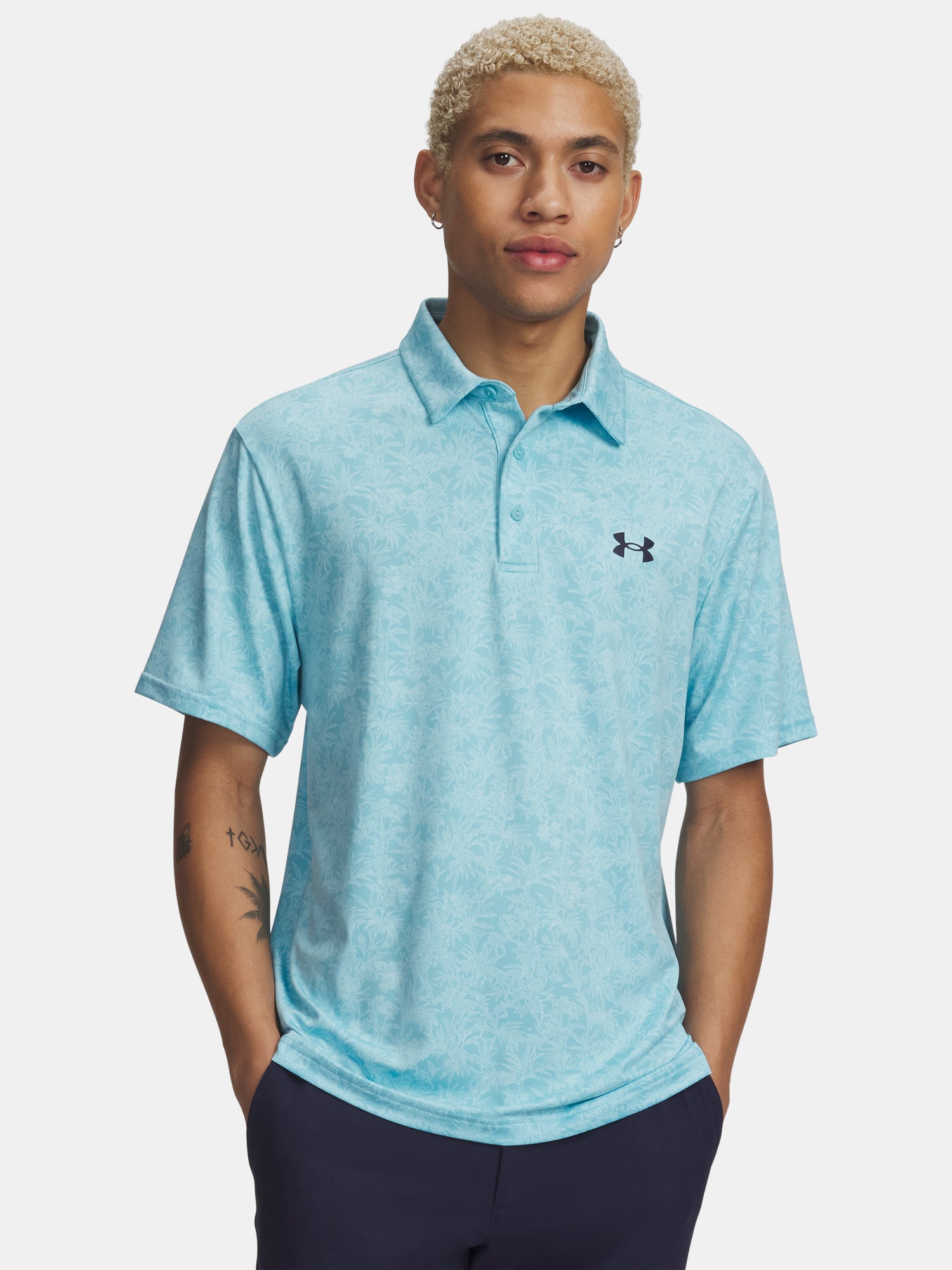 Férfi póló Under Armour UA Playoff 3.0 Printed Polo-BLU