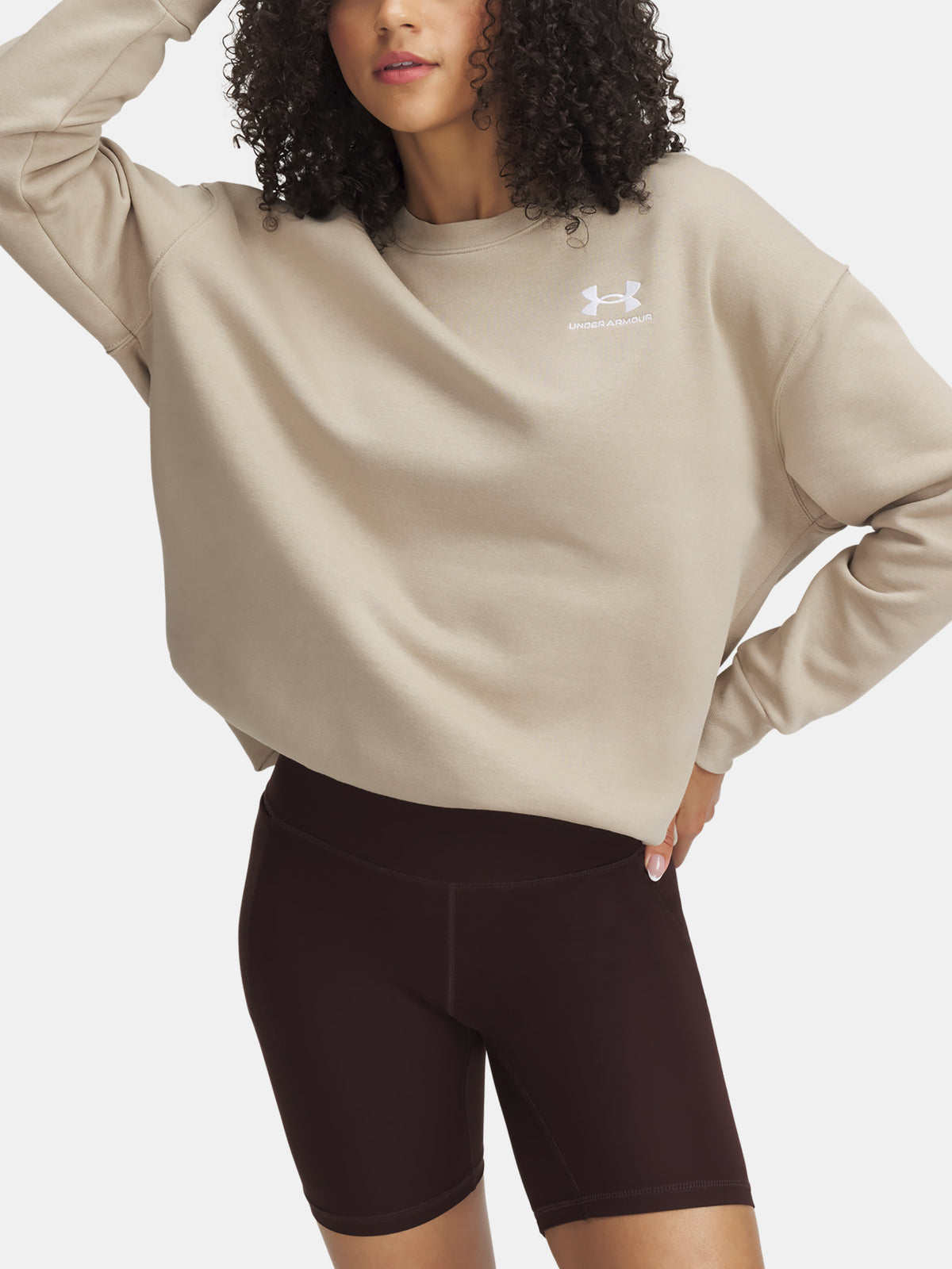 Under Armour Nõi pulóver UA Icon Fleece OS Crew Pulóver