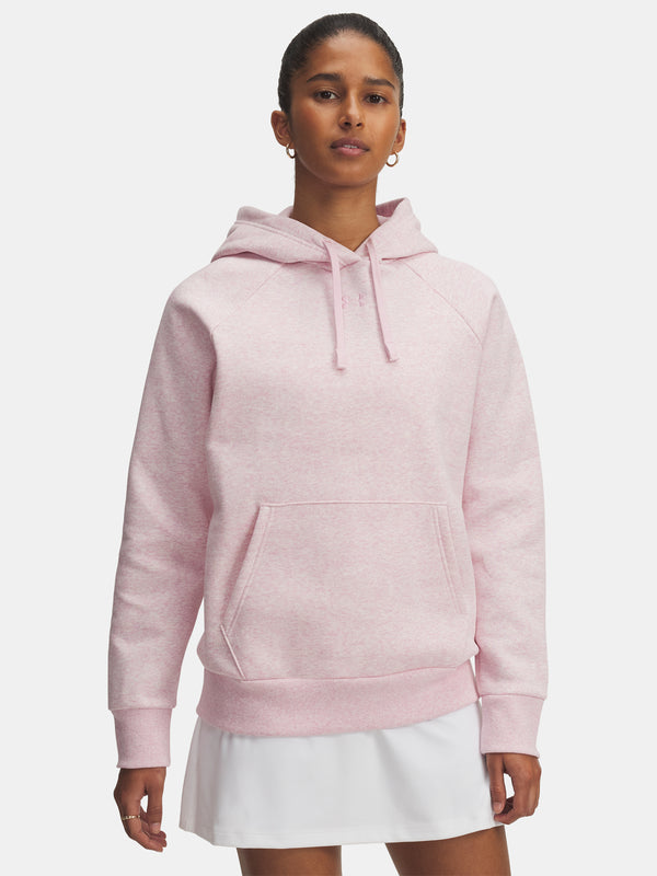 Under Armour Nõi pulóver UA Rival Fleece Hoodie-PNK Pulóver