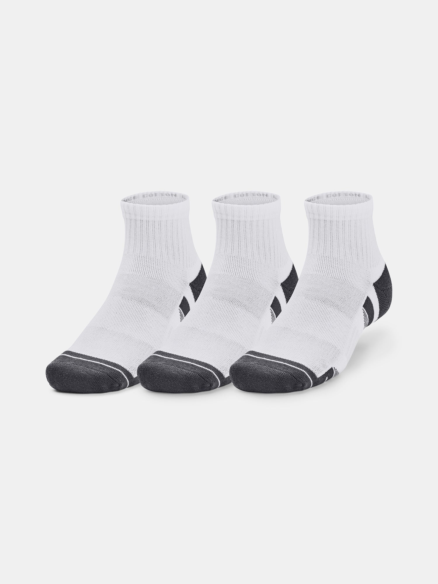 Under Armour Unisex UA Performance Cotton Qtr zokni (3 pár) Zokni