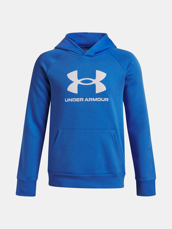 Under Armour Fiú pulóver UA Rival Fleece BL Hoodie-BLU Pulóver