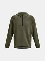 Under Armour Férfi UA Unstoppable Flc Pulóver zöld