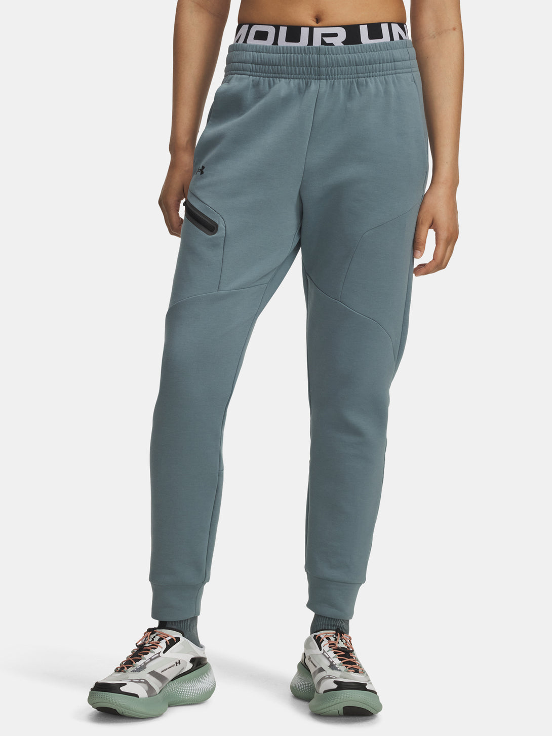 Under Armour Nõi melegítõnadrág Unstoppable Flc Jogger-BLU Nadrág