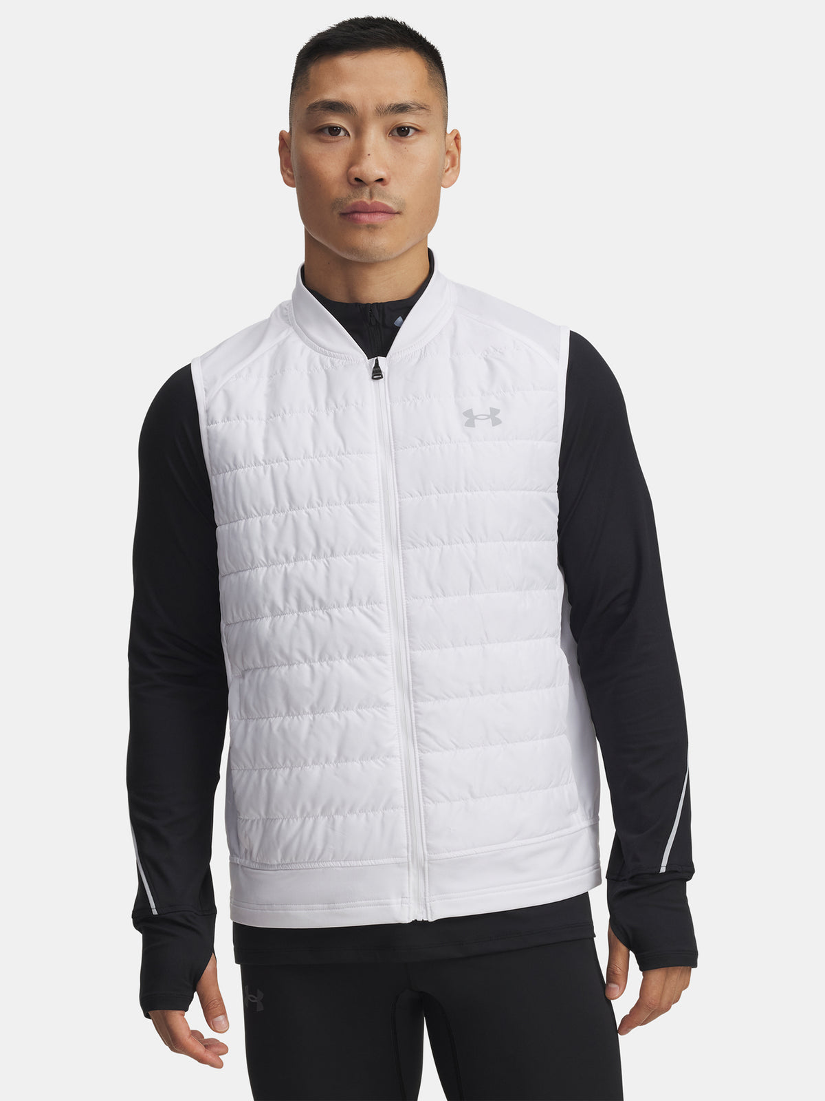 Férfi mellény Under Armour UA Launch Insulated Vest-WHT