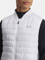 Férfi mellény Under Armour UA Launch Insulated Vest-WHT
