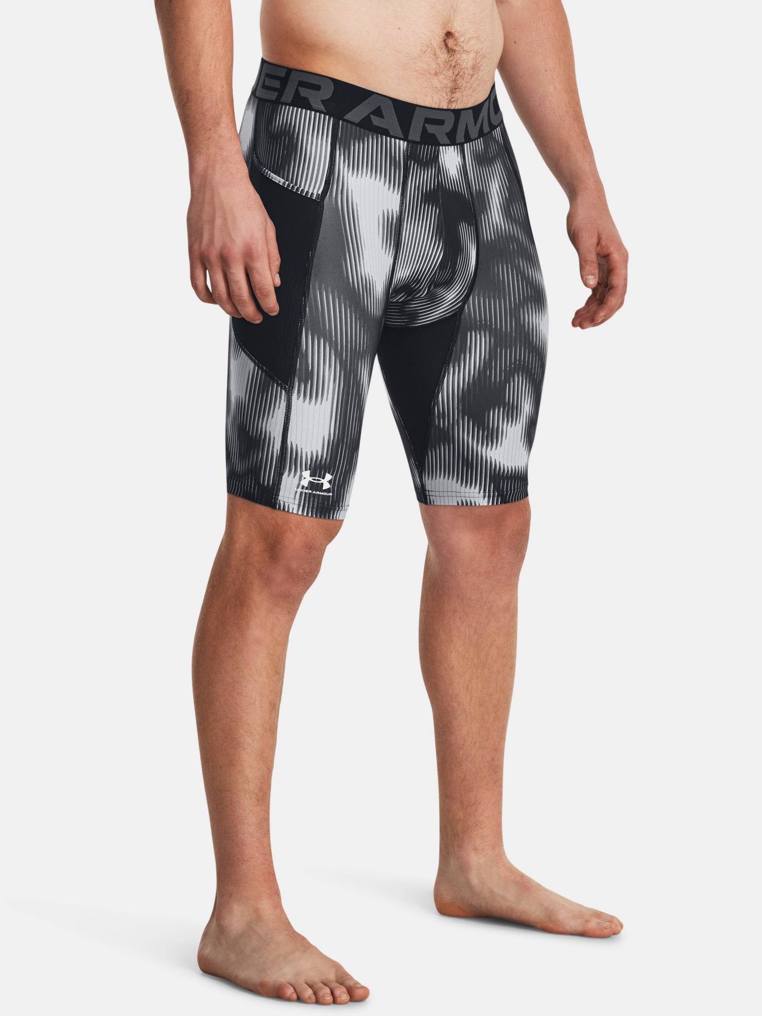 Férfi Under Armour UA HG Prtd Long Shorts rövidnadrág