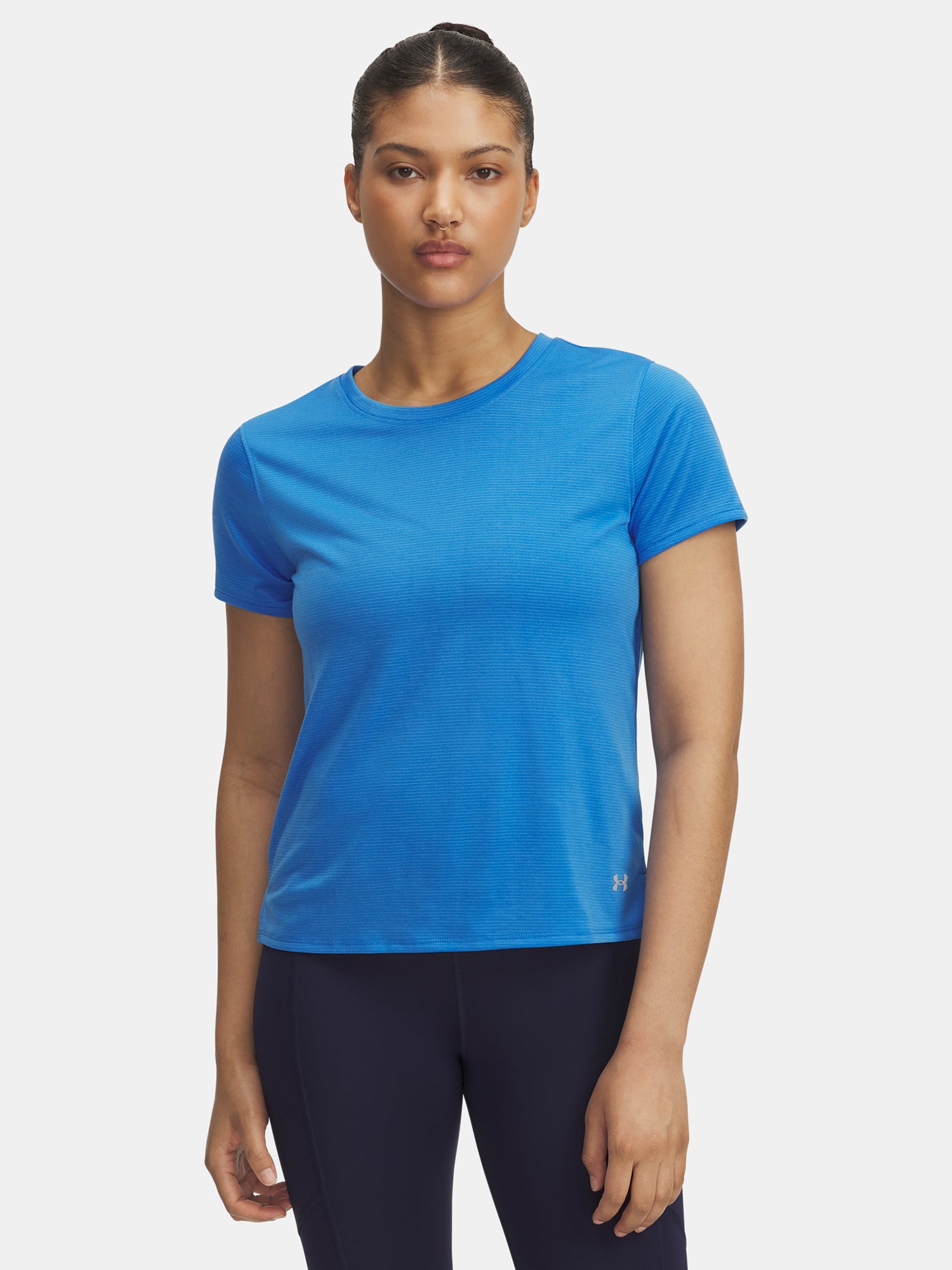 Under Armour Nõi póló UA Launch Shortsleeve-BLU Póló