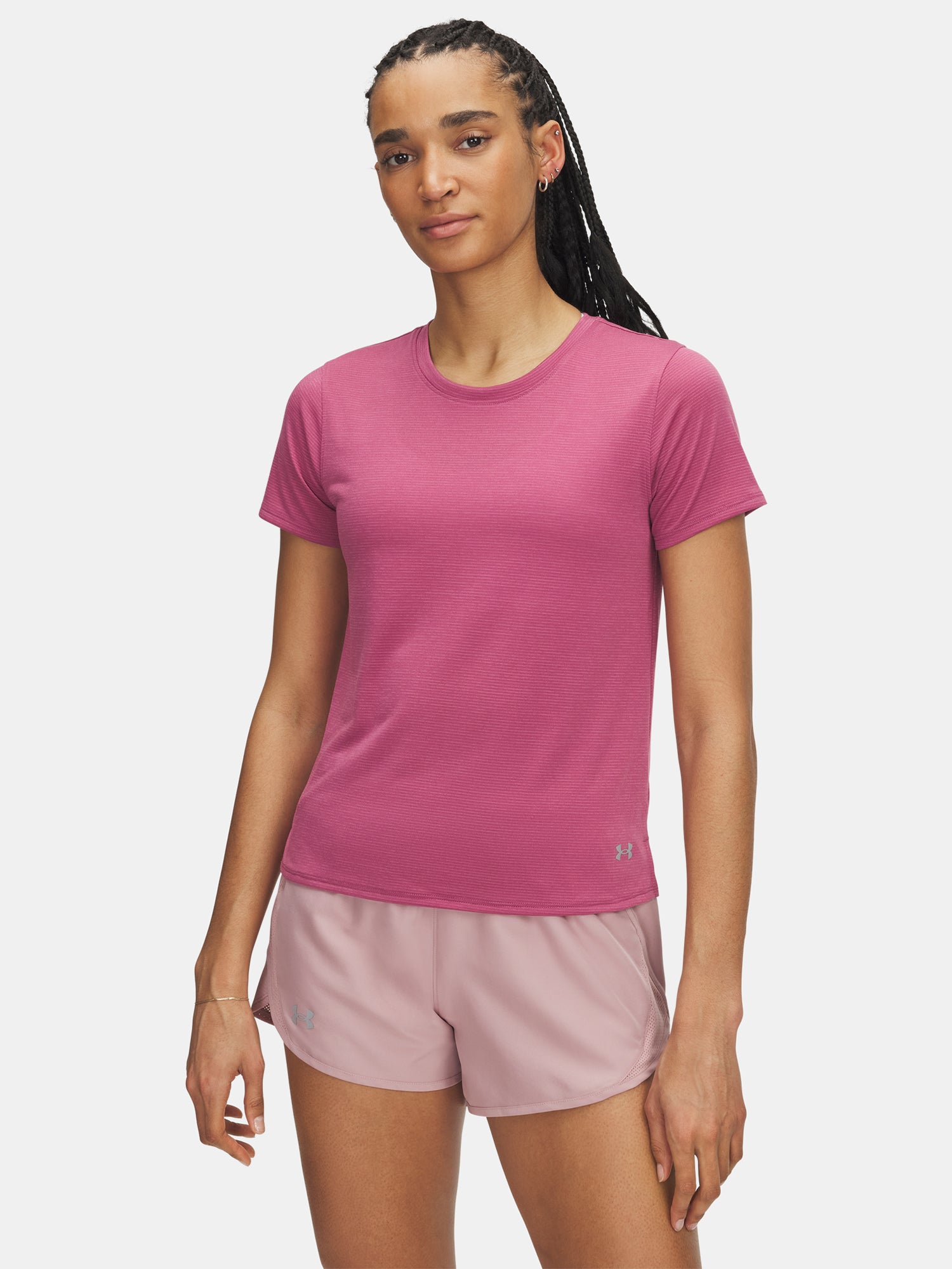 Under Armour Nõi póló UA Launch Shortsleeve-RED Póló