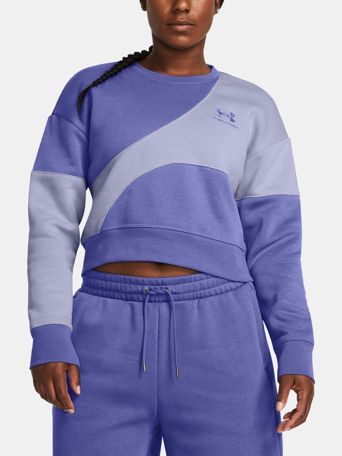 Under Armour Nõi pulóver Essential Fleece Crop Crew Pulóver
