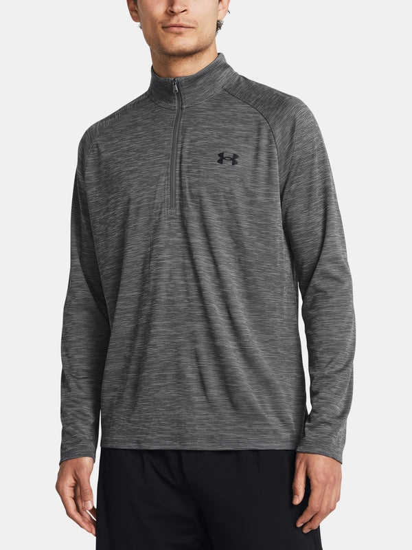 Under Armour Férfi UA Tech Textured 1/2 Zip póló Hosszú ujjú póló