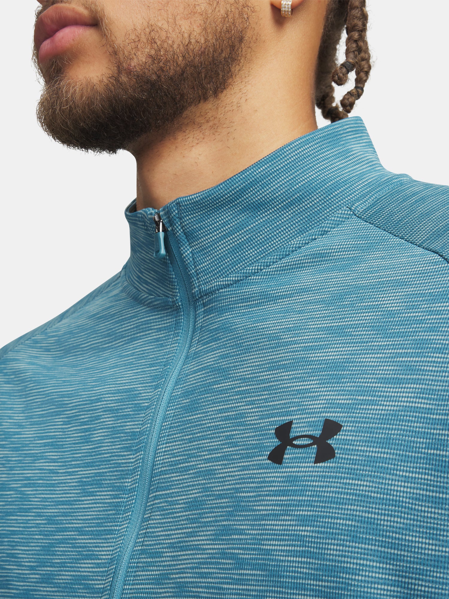 Férfi Under Armour UA Tech Textured 1/2 Zip póló