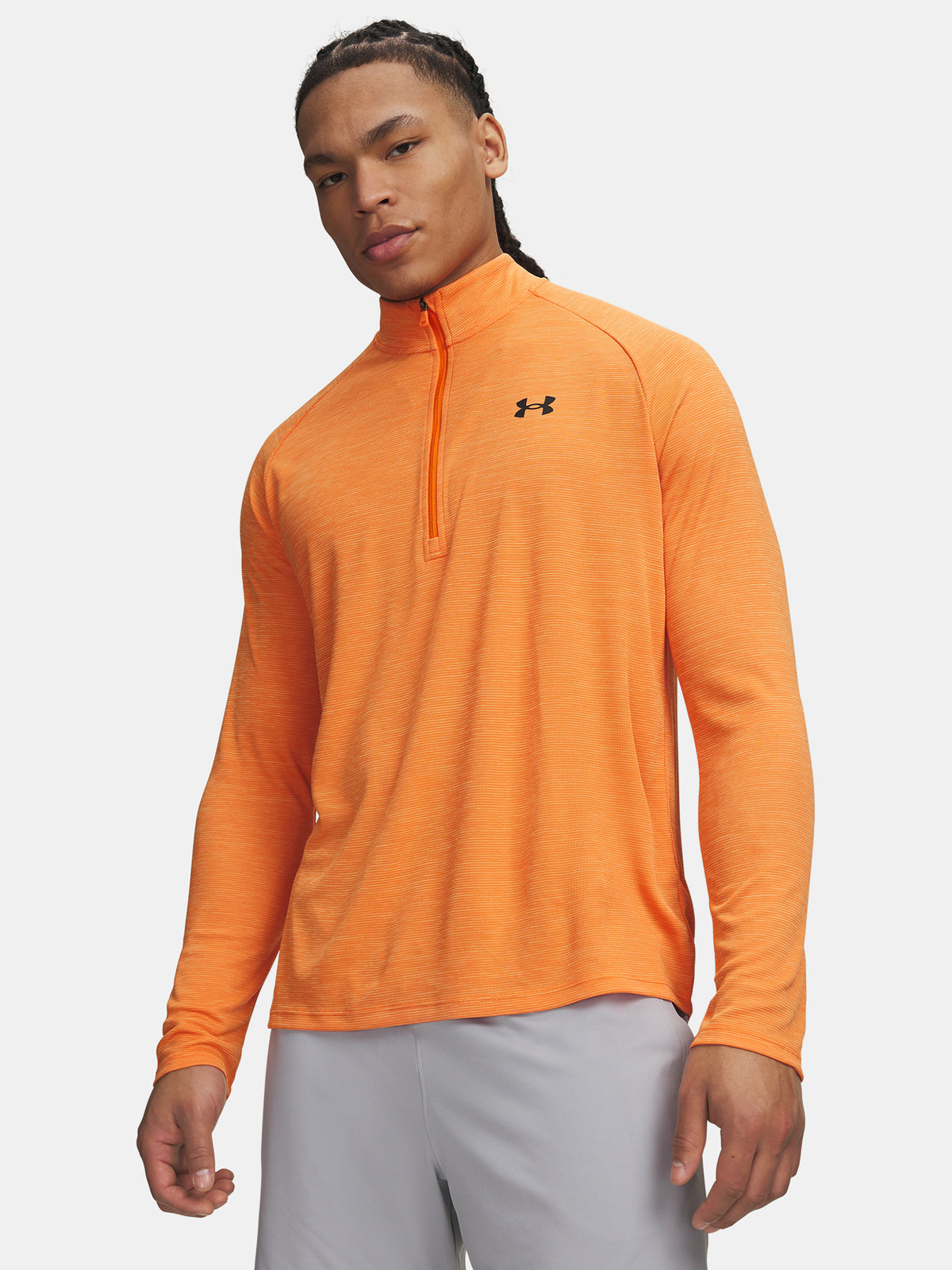 Férfi Under Armour UA Tech Textured 1/2 Zip póló