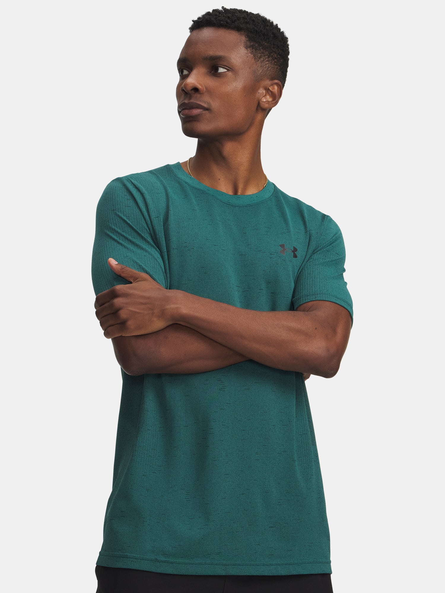 Férfi póló Under Armour Vanish Seamless SS-GRN