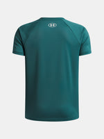 Fiú Under Armour UA Tech Split Wordmark SS-GRN póló