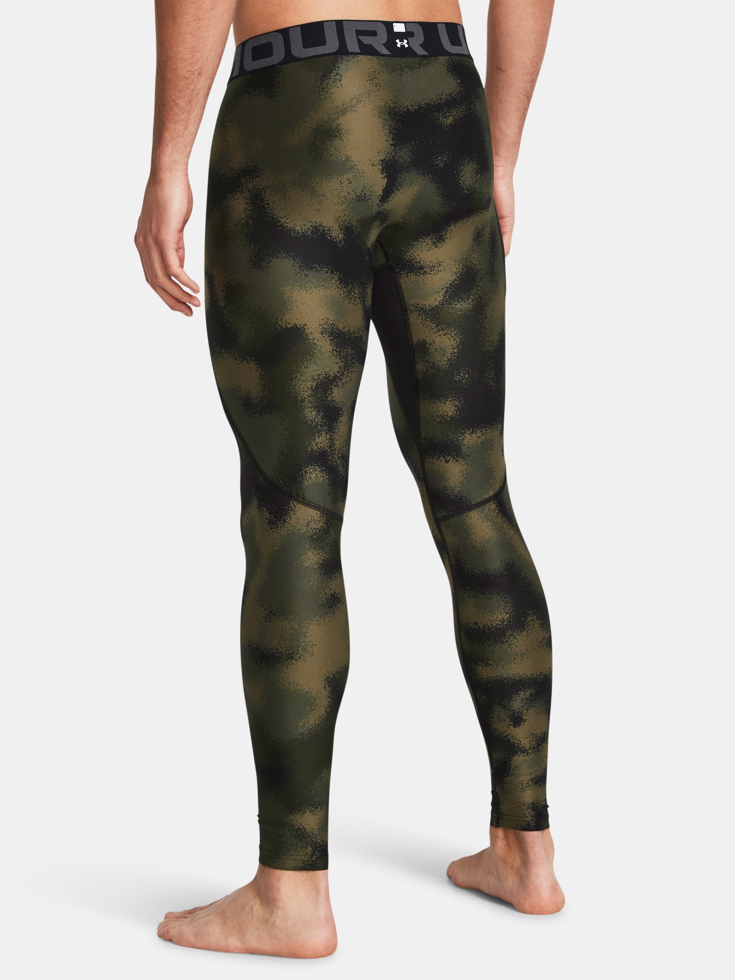 Under Armour Férfi UA HG Armour Printed Lgs Leggings zöld