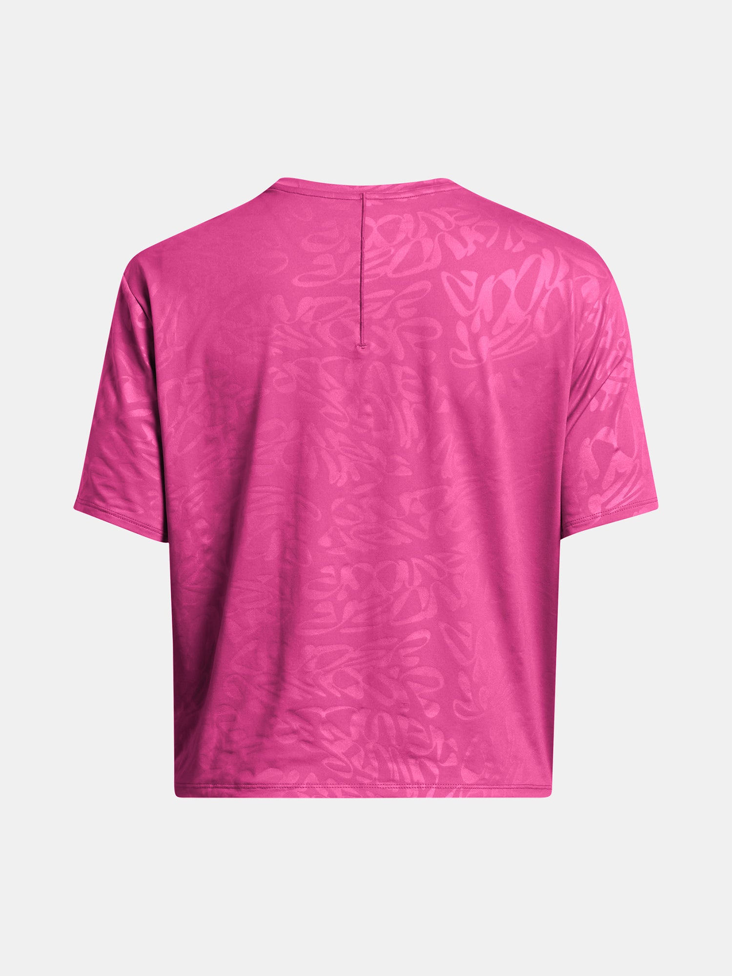 Under Armour Nõi póló Vanish Energy Emboss Crop SS Póló rózsaszín