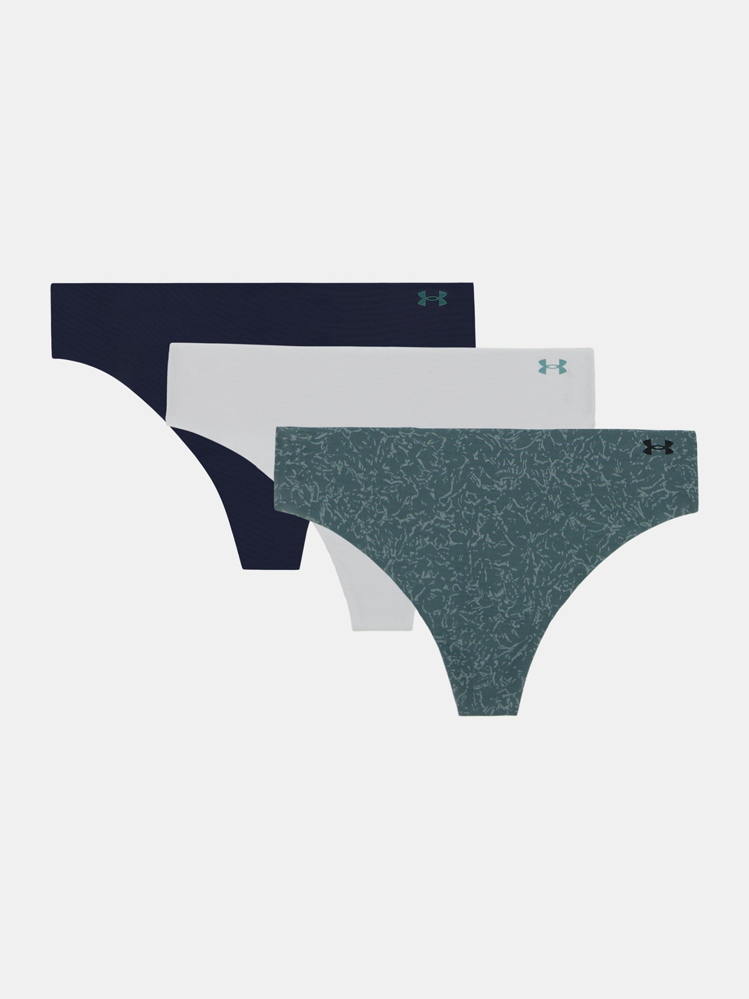 Under Armour Nõi UA Pure Stretch NS tanga (3db) Fehérnemű